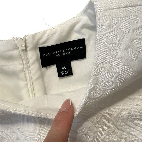 Victoria Beckham X Target White Drop Waist Girls Dress Size XL - Picture 9 of 9